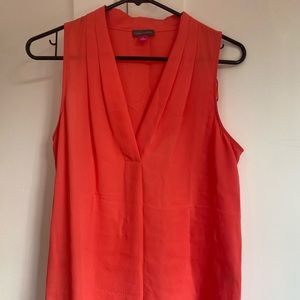 Vince Camuto sleeveless salmon blouse